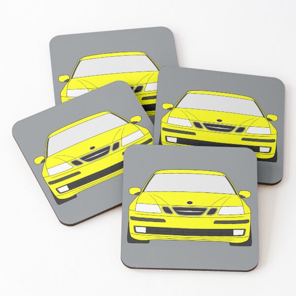 Item preview, Saab 9-3 2003-2007 yellow color designed and sold by EdimDesign.