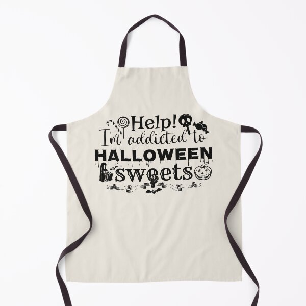 Item preview, Help! I'm Addicted To Halloween Sweets, Black Text designed and sold by TrulyEpoque.