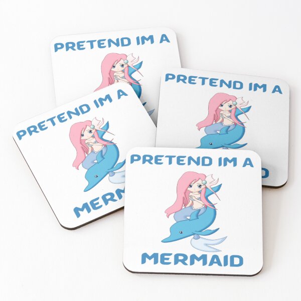 Item preview, funny cute Pretend im a mermaid dolphine designed and sold by Cameron Carter.