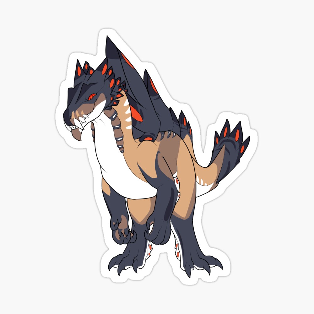 Male Prabiki Creatures of Sonaria Sticker for Sale by olbibulbis