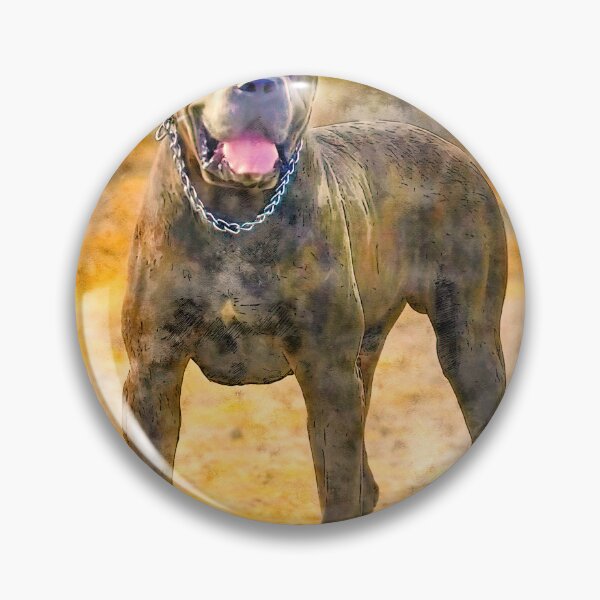 Item preview, Cane Corso pen and watercolor designed and sold by NickoPrints.