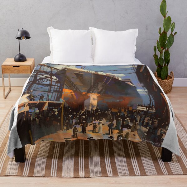 Item preview, The Launch of the RMS Titanic - Maritime painting by artist Eliott Sontot designed and sold by Eliott Sontot.