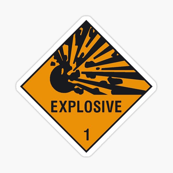Item preview, Explosive Sign designed and sold by 1guy1girl.