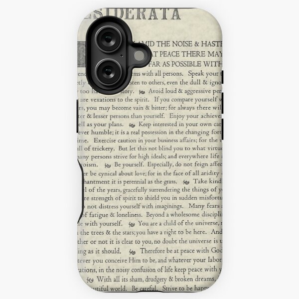 Item preview, The Original Desiderata Poster by Max Ehrmann designed and sold by Desiderata4u.