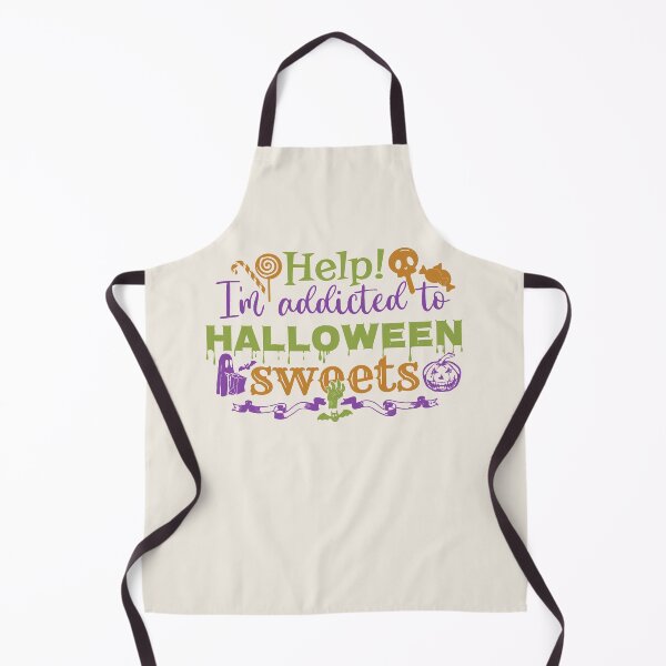 Item preview, Colourful Help! I'm Addicted To Halloween Sweets, Cream Base designed and sold by TrulyEpoque.