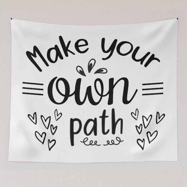 Item preview, Make Your Own Path Quote designed and sold by BlueZenStudio.