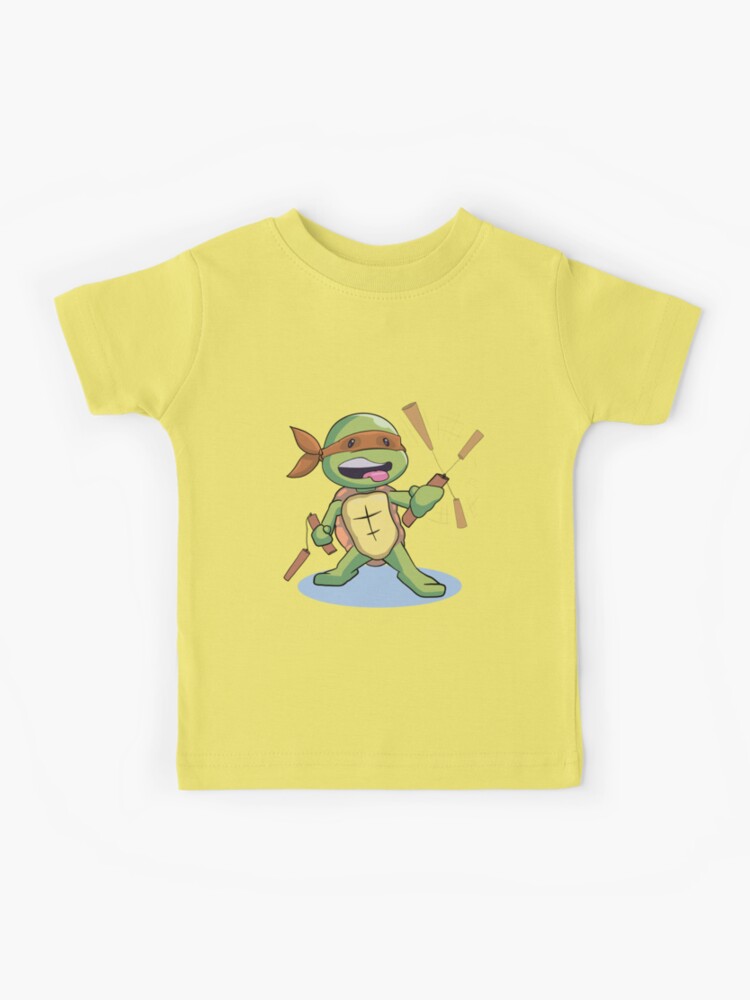 Nick Jr Teenage Mutant Ninja Turtles Yellow Boys Shirt