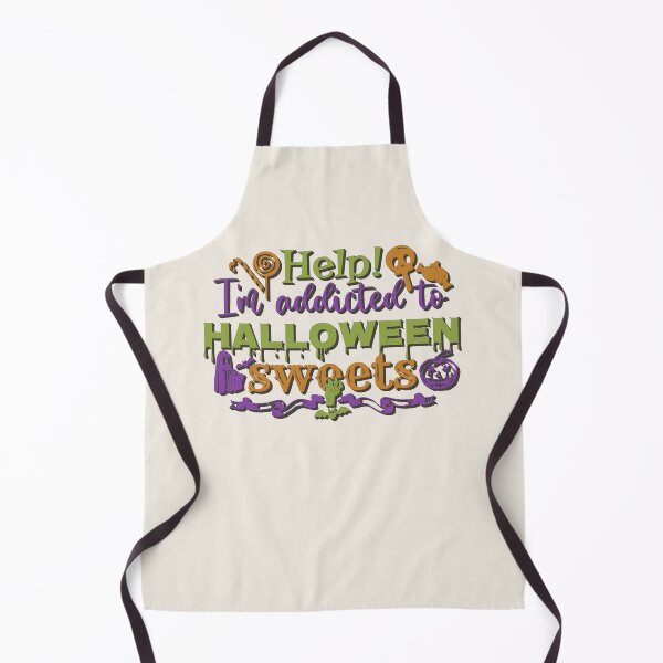 Item preview, Colourful Help! I'm Addicted To Halloween Sweets, Shadow Text designed and sold by TrulyEpoque.