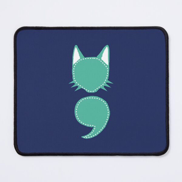 Item preview, Semicolon Cat designed and sold by THROUGH-LIFE.