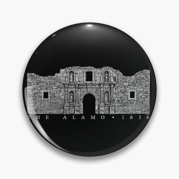 Item preview, THE ALAMO CHAPEL 1836 ILLUSTRATION designed and sold by WOOFANG.