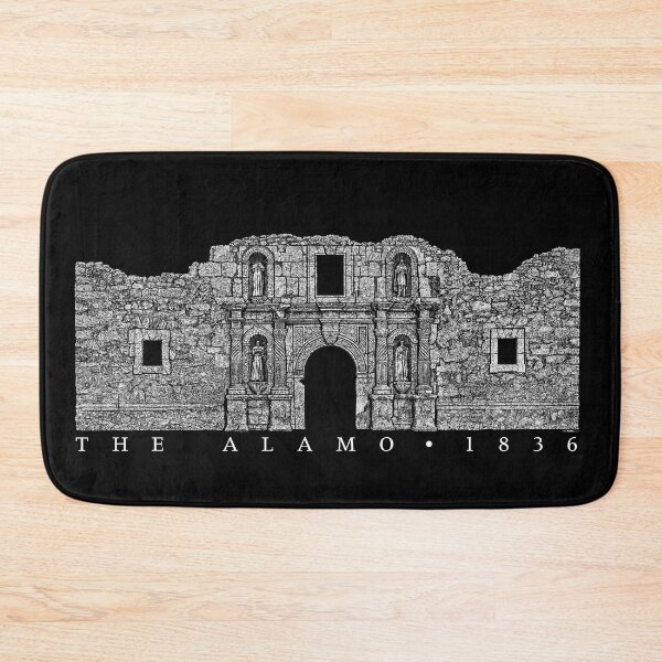 Item preview, THE ALAMO CHAPEL 1836 ILLUSTRATION designed and sold by WOOFANG.