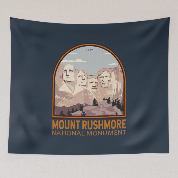 Item preview, Mount Rushmore National Monument South Dakota Emblem designed and sold by KrisSidDesigns.