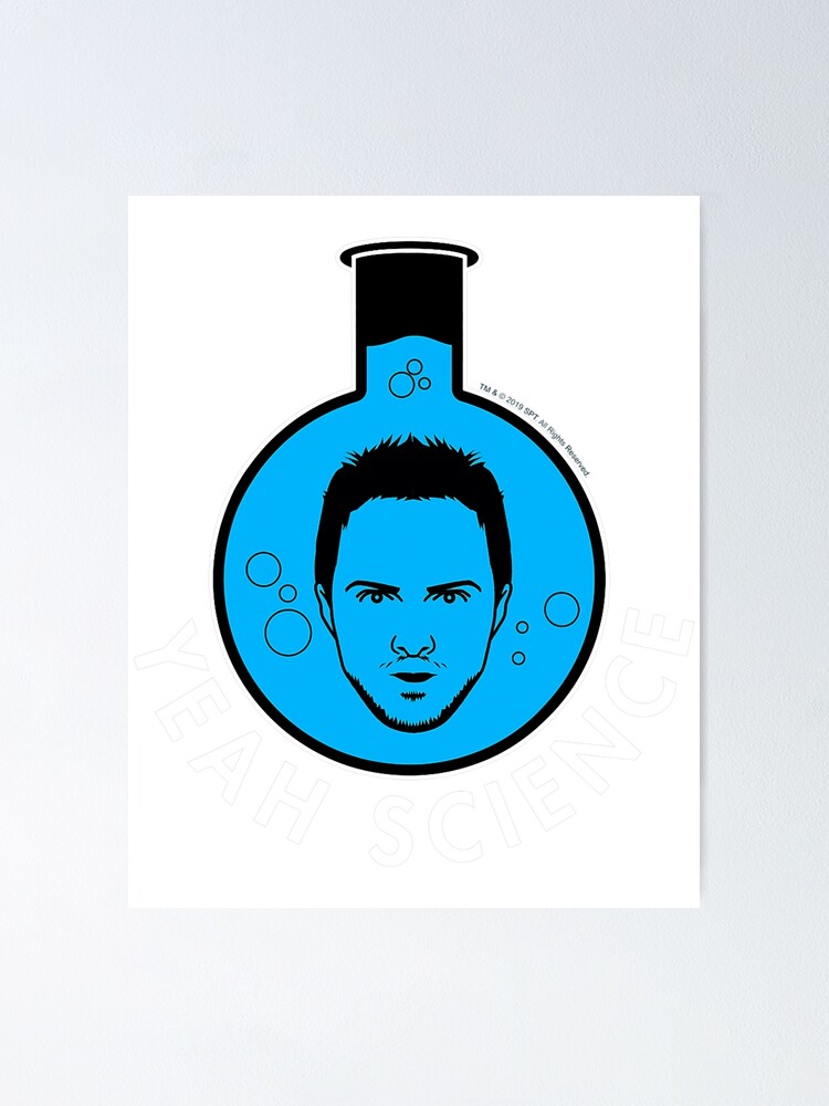 "Breaking Bad Jessie Yeah Science Text Portrait" Poster for Sale by