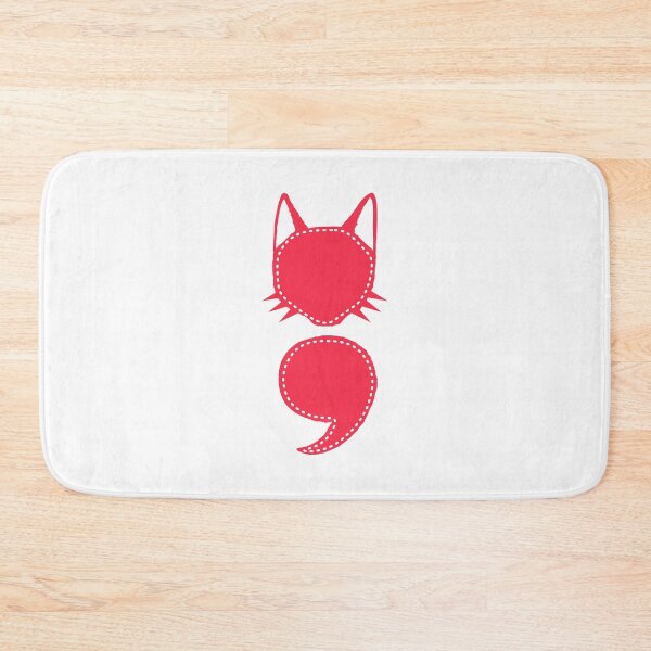 Item preview, Semicolon Cat designed and sold by THROUGH-LIFE.