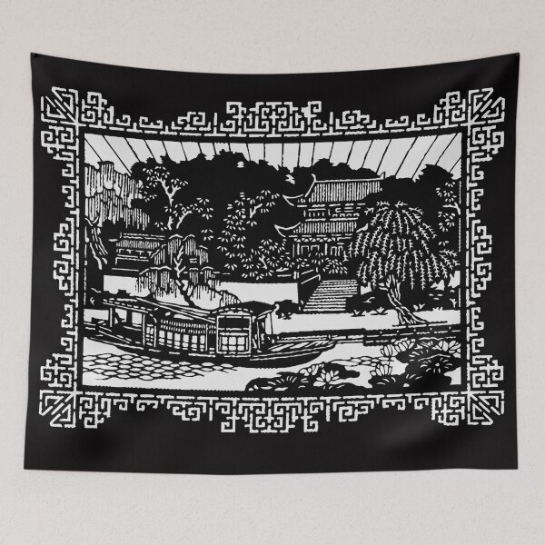 Item preview, Chinese Woodcut Print -- Woodcut  designed and sold by Psycheek.