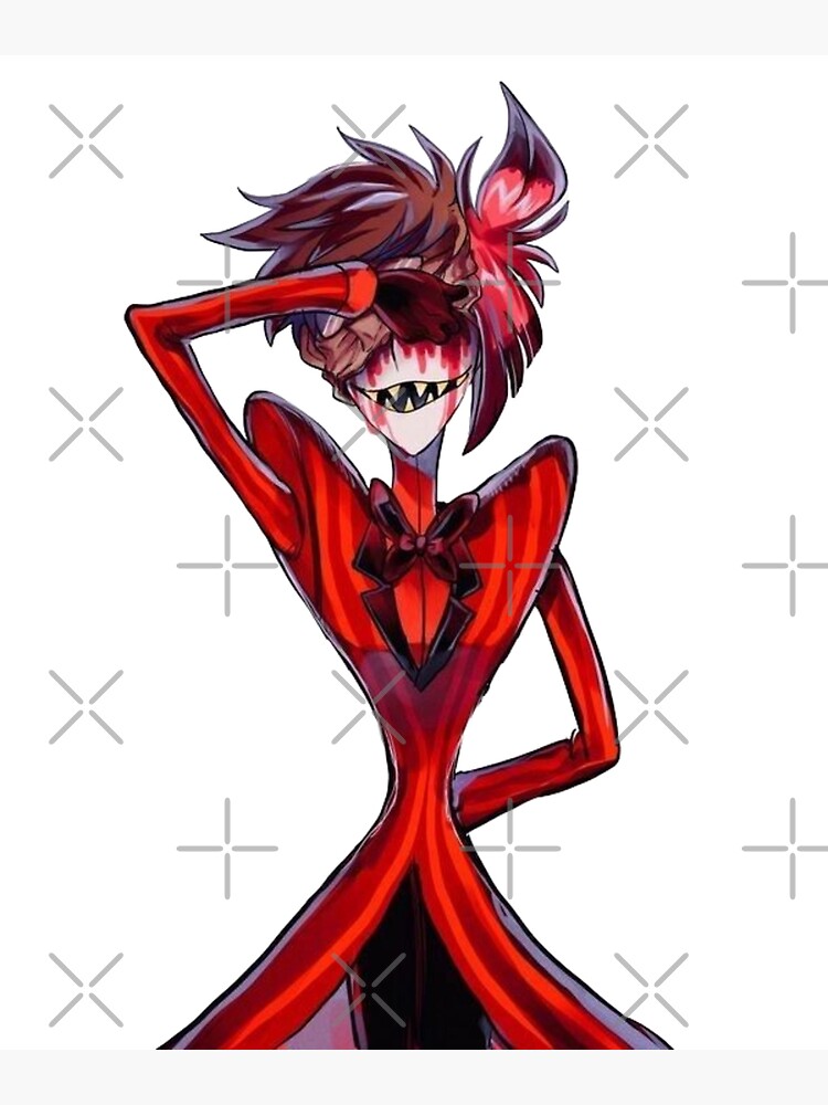 Hazbin Hotel Alastor Poster For Sale By Otaku Area Redbubble