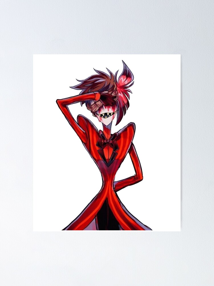 Hazbin Hotel Alastor Poster For Sale By Otaku Area Redbubble 