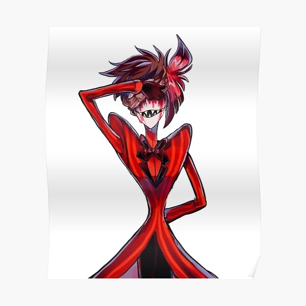 Hazbin Hotel Alastor Poster For Sale By Otaku Area Redbubble