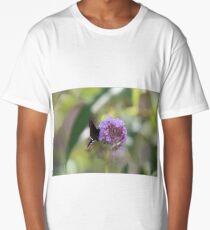 Black Butterfly Long T-Shirt