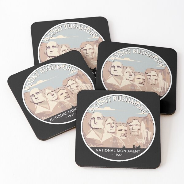Item preview, Mount Rushmore National Monument South Dakota Circle designed and sold by KrisSidDesigns.