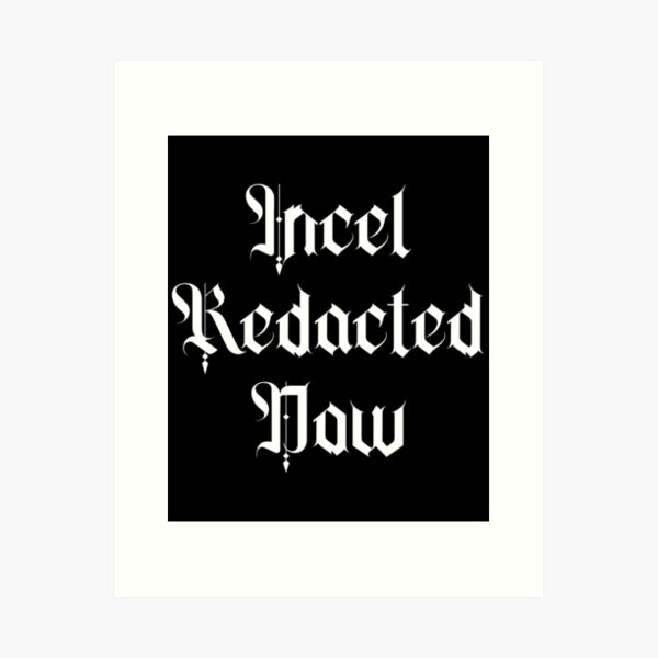 Poki Made Me An Incel (Black) Metal Print for Sale by Kadeda