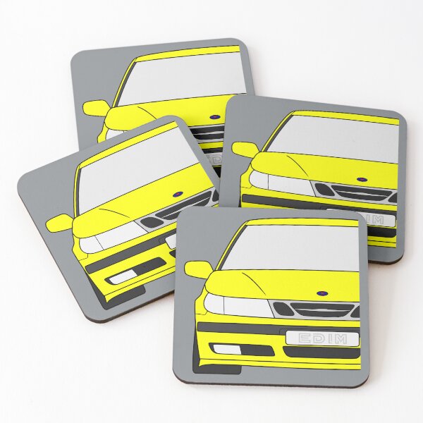 Item preview, Saab 9-5 1997-2001 pre-facelift yellow color designed and sold by EdimDesign.