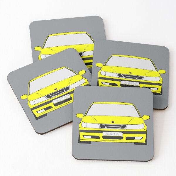 Item preview, Saab 9-5 1997-2001 pre-facelift yellow color designed and sold by EdimDesign.
