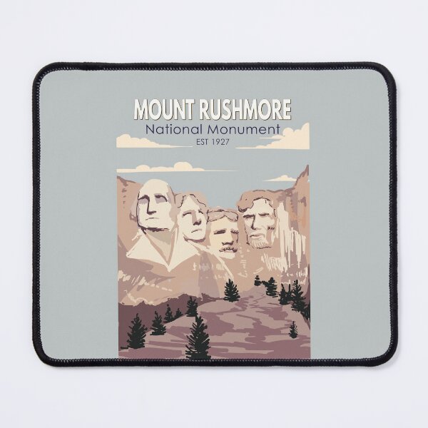 Item preview, Mount Rushmore National Monument South Dakota Vintage designed and sold by KrisSidDesigns.
