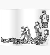 Fleetwood Mac - Rumours // Typographical Ilustration Poster