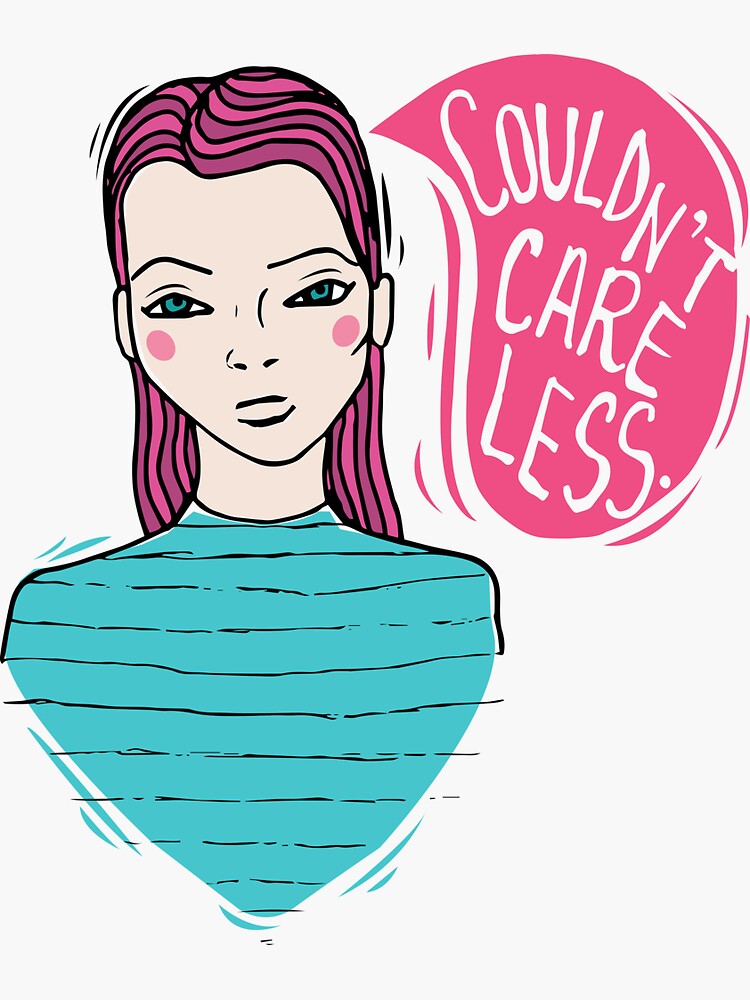 Couldn't care less attitude - Color pop by mirunasfia