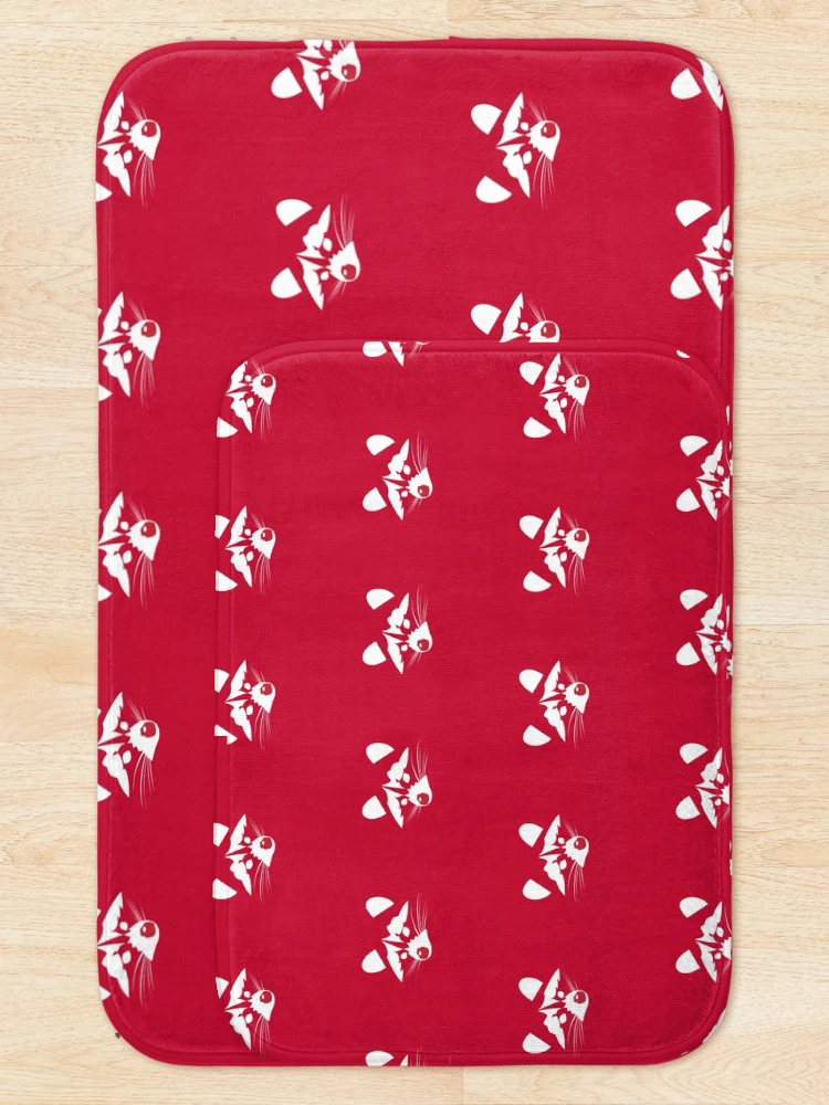 Thumbnail 5 of 6, Bath Mat, Red Racoon designed and sold by HalamoDesigns.