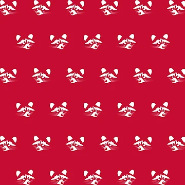 Artwork thumbnail, Red Racoon by HalamoDesigns
