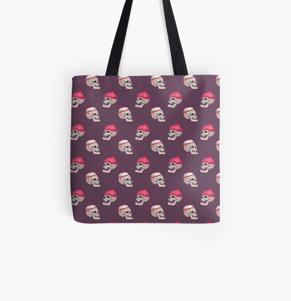 Skull Cakes I All Over Print Tote Bag