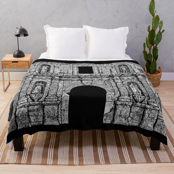 Item preview, THE ALAMO CHAPEL 1836 ILLUSTRATION designed and sold by WOOFANG.