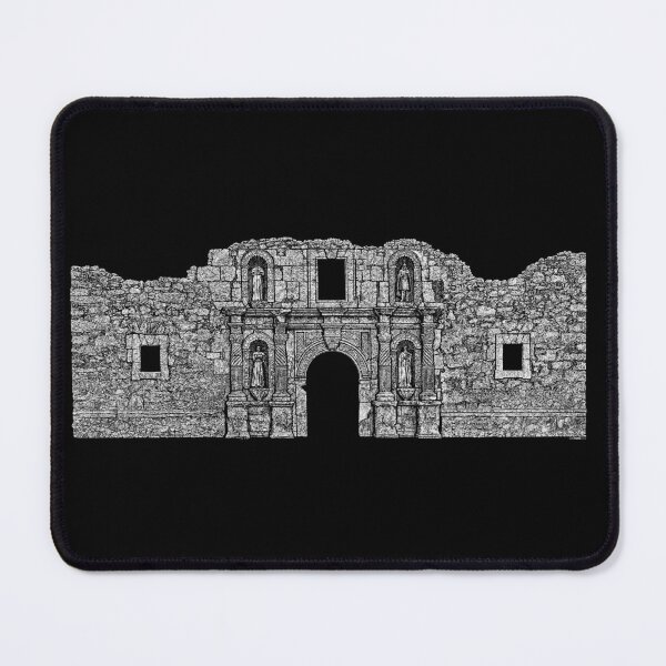 Item preview, THE ALAMO CHAPEL 1836 ILLUSTRATION designed and sold by WOOFANG.