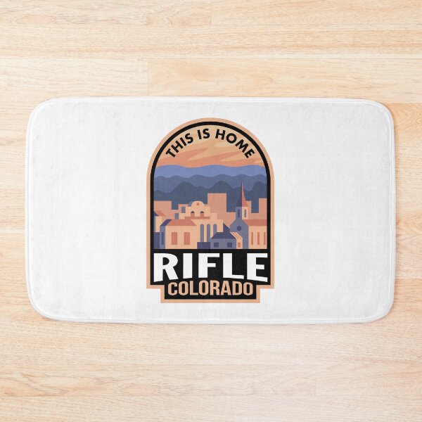 Aperçu de l'œuvre Downtown Rifle Colorado This is Home créée et vendue par HalpinDesign.