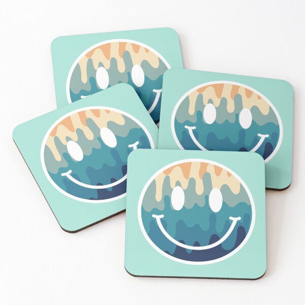Item preview, Drip Smiley Face (Beach Color Palette) designed and sold by vron615.