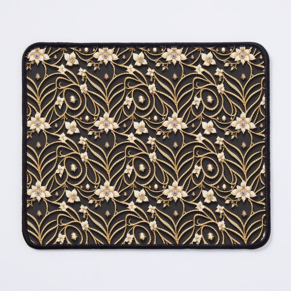 Item preview, GOLD FLORAL JEWEL PATTERN designed and sold by GloriaSanchez.
