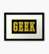Geek Framed Print
