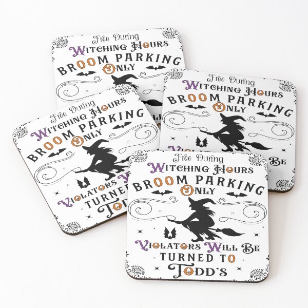 Item preview, HALLOWEEN witch broom parking designed and sold by azircollection.