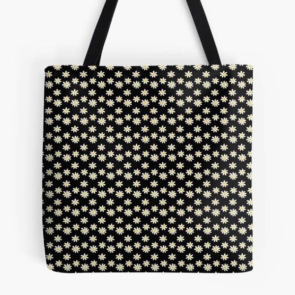 Item preview, Small Daisies on Black  designed and sold by santafespud.