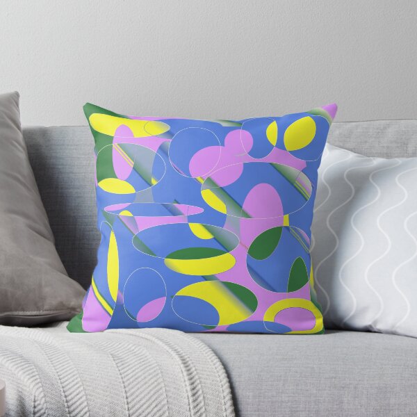 Circulation Throw Pillow