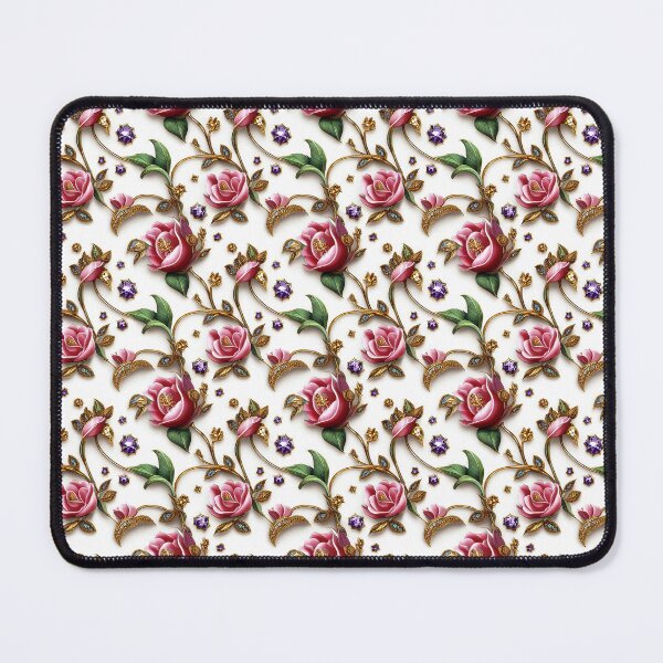 Item preview, PINK FLOWER JEWEL PATTERN designed and sold by GloriaSanchez.