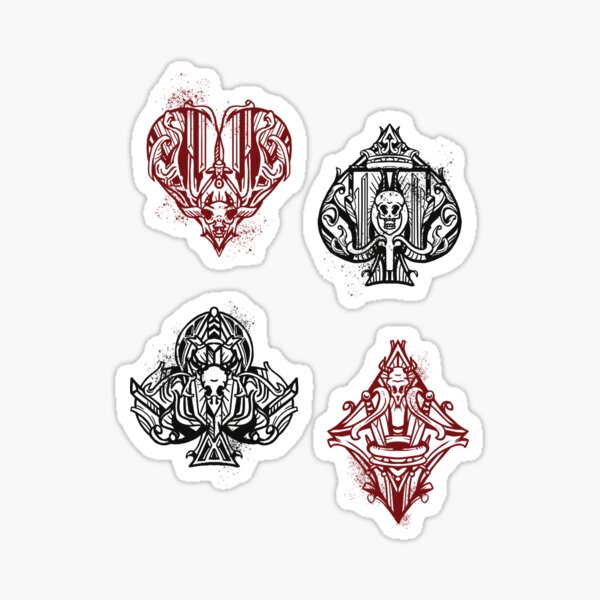 Ace Tattoo Stickers for Sale | Redbubble