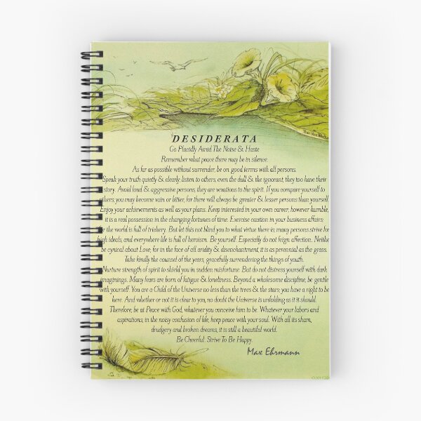 Item preview, Green River Desiderata by Max Ehrmann designed and sold by Desiderata4u.