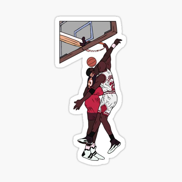 michael jordan dunks on mutombo