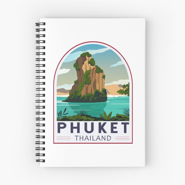 Item preview, Phuket Thailand Retro Emblem designed and sold by KrisSidDesigns.
