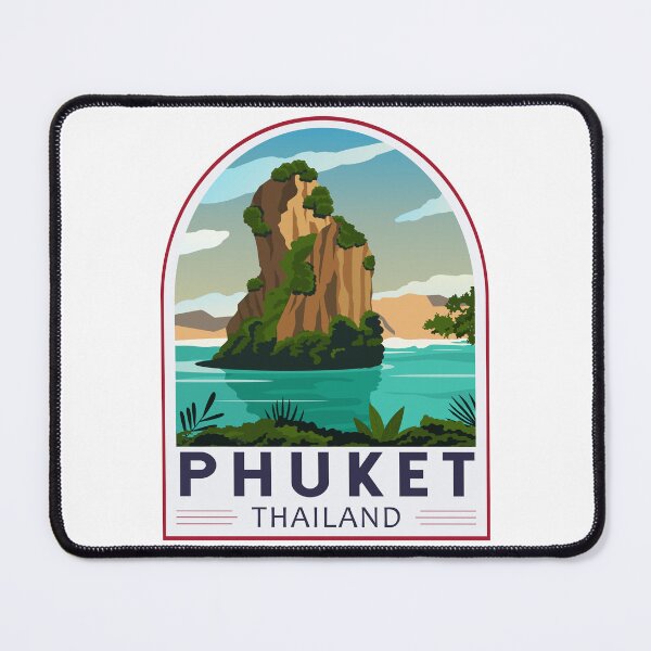 Item preview, Phuket Thailand Retro Emblem designed and sold by KrisSidDesigns.