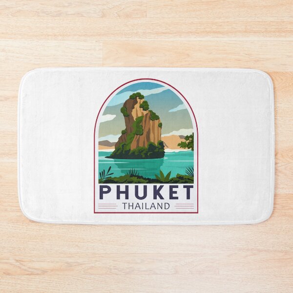 Item preview, Phuket Thailand Retro Emblem designed and sold by KrisSidDesigns.