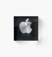 Reflective Apple Acrylic Block